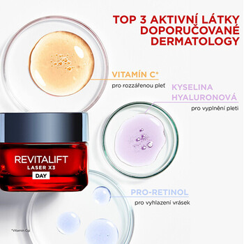 Revitalift Laser X3 Day Cream - Denní intenzivní krém proti stárnutí pleti 